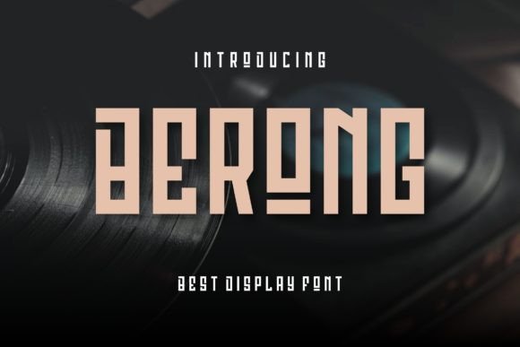Berong Font: Bold Branding for Small Business
