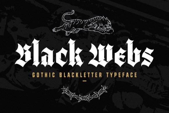Black Webs Font: Bold Gothic Type for Digital Campaigns