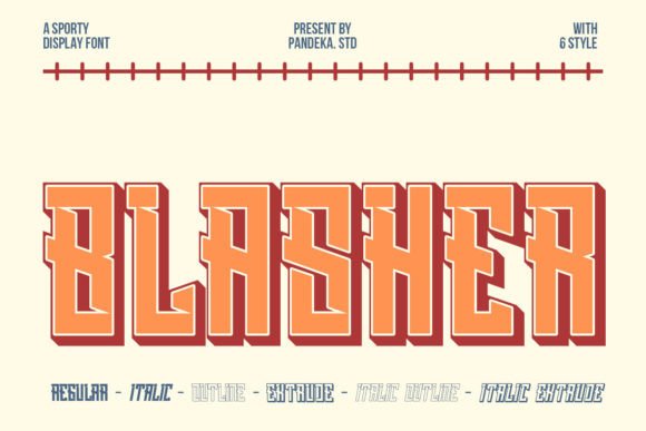 Blasher Font: Elevating Campaign Visuals with Impact
