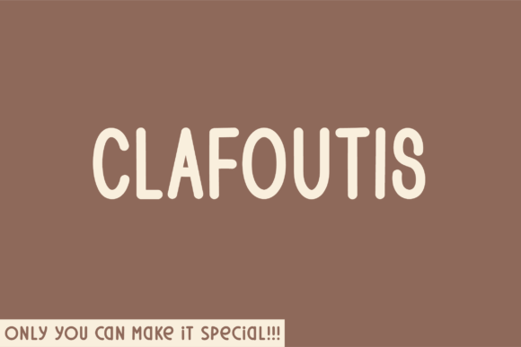 Clafoutis Font: Elevating Small Business Branding