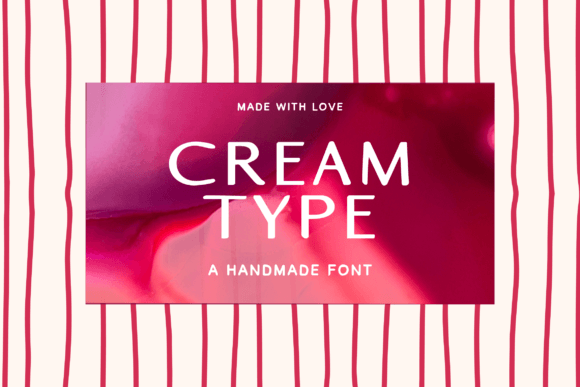 Cream Font: Adding Handmade Charm to Your Creative Projects