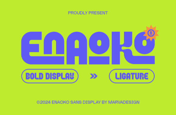 Enaoko Font: Bold Branding for Small Business
