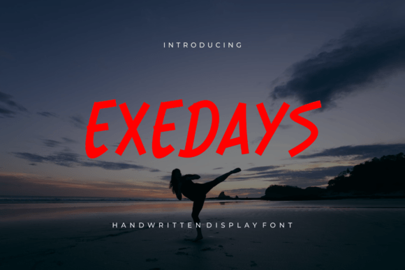 Exedays Font: Playful Branding for Small Business