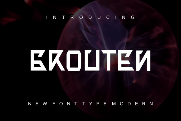 Grouten Font: Bold Modern Type for Craft Projects