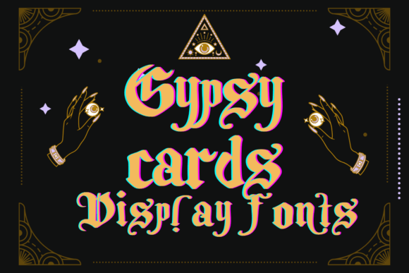Gypsy Cards Font: A Bold Blackletter for Campaigns