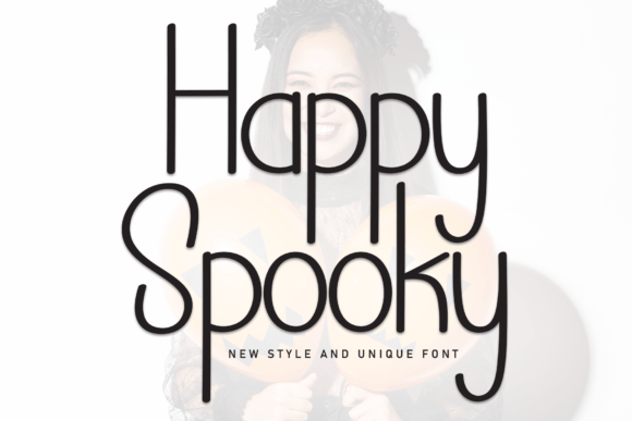 Happy Spooky Font: Whimsical Display Typography for Web Design