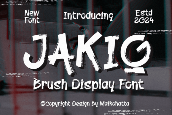 Jakio Font: Bold Brush Typography for Digital Campaigns