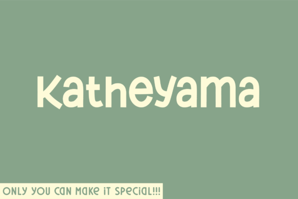 Katheyama: A Designer’s Take on This Sans Serif