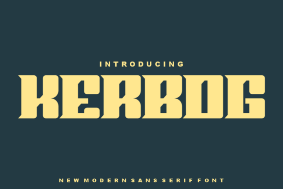 Kerbog Font Review: Bold Display Type for Campaigns
