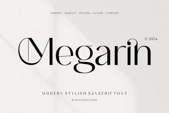 Megarin Font: A Luxe Serif for Handmade Products