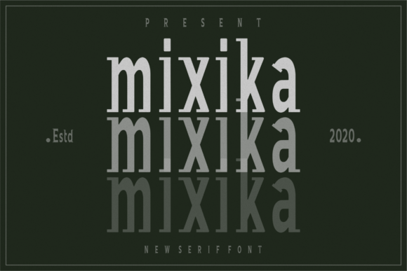 Mixika Font: A Modern Serif for Brand Identity