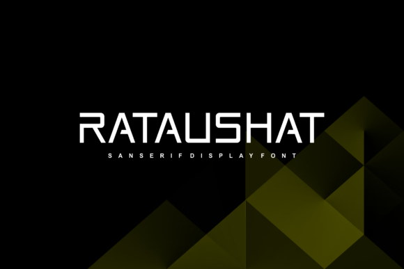 Rataushat Font: Bold Sans Serif for Makers