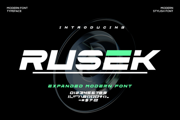 Rusek Font: Testing a Bold Sans Serif for Brand Identity