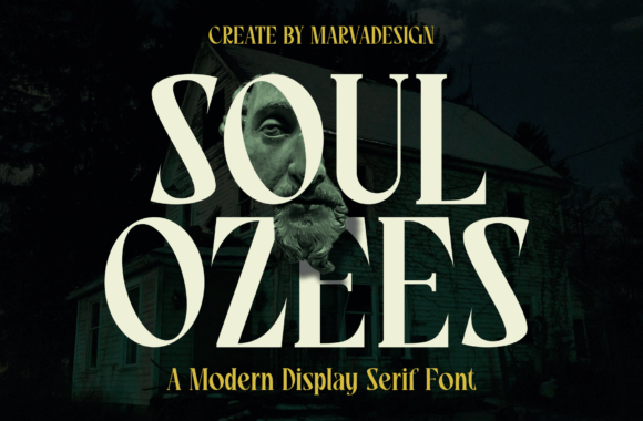 Soul Ozees Font: A Modern Serif for Handmade Labels