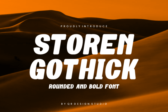 Storen Gothick Font Review: Bold Sans Serif for Branding