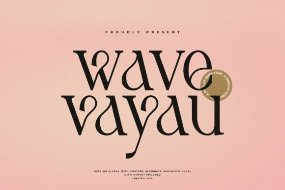 Wave Vayau Font: Elevating Editorial Layouts